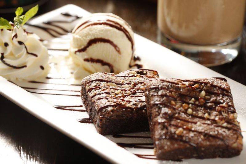 Brownie con Helado